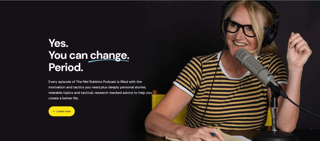 Mel Robins Podcast Eleva tu Liderazgo